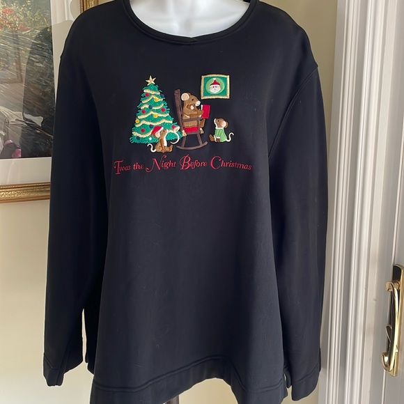 UGLY? Christmas Fleece Lined Sweatshirt Size 2X Excellent Condition Like New! - Picture 3 of 14